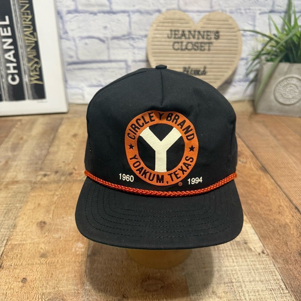 Circle Y Brand Yoakum Texas Ranch Wear Hat Vintage snapback